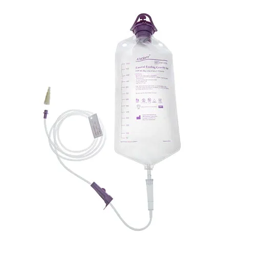 Alcor Gravity Feeding Bag, 1200Ml