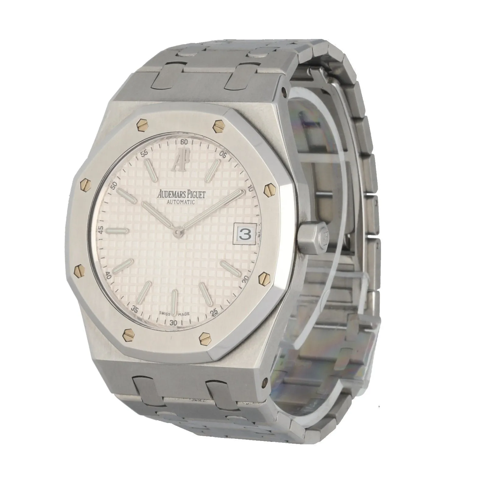 Audemars Piguet Royal Oak Jumbo Extra-Thin 15202ST Box & Papers Men's Watch