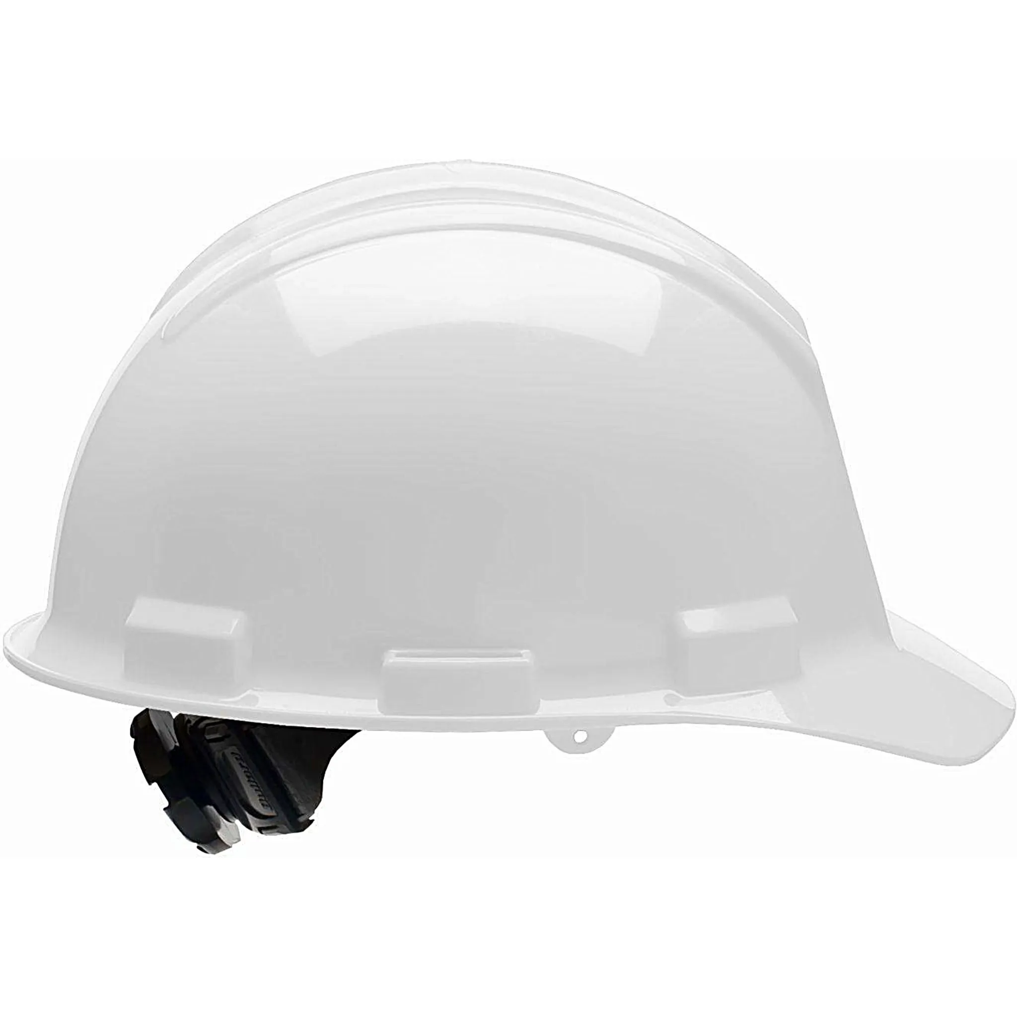 Bullard 51WHR 4pt Ratchet Poly Brow Pad, Standard Series Cap Style w/Rain Trough, White, 1 Each