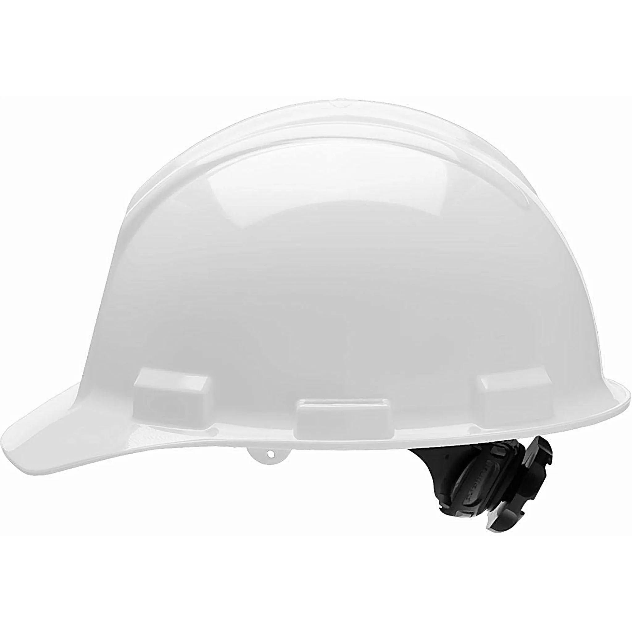 Bullard 51WHR 4pt Ratchet Poly Brow Pad, Standard Series Cap Style w/Rain Trough, White, 1 Each