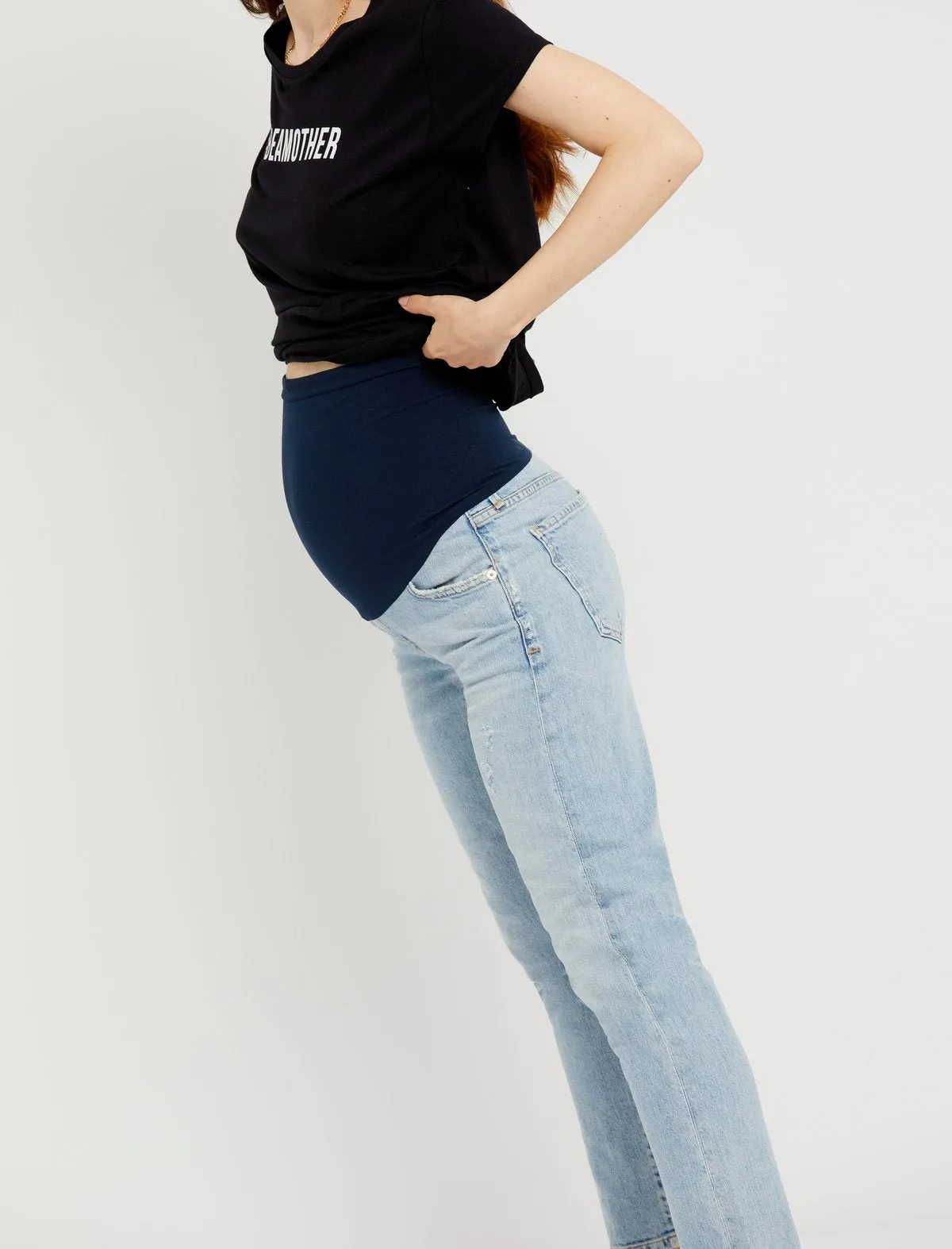 Citizens Of Humanity Secret Fit Belly Skinny Leg Maternity Jeans in Light Wash