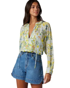 Daisy Floral Print Blouse