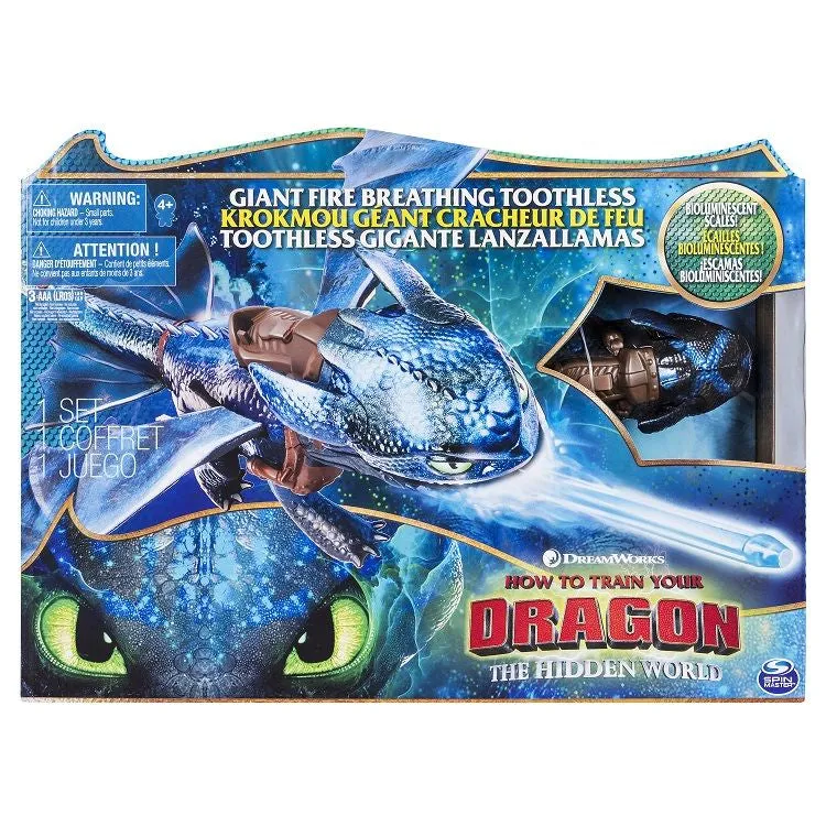 Dragons Hidden World Giant Fire Breathing Toothless