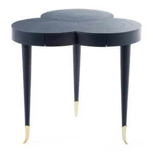 Flow Leather Trefoil Table