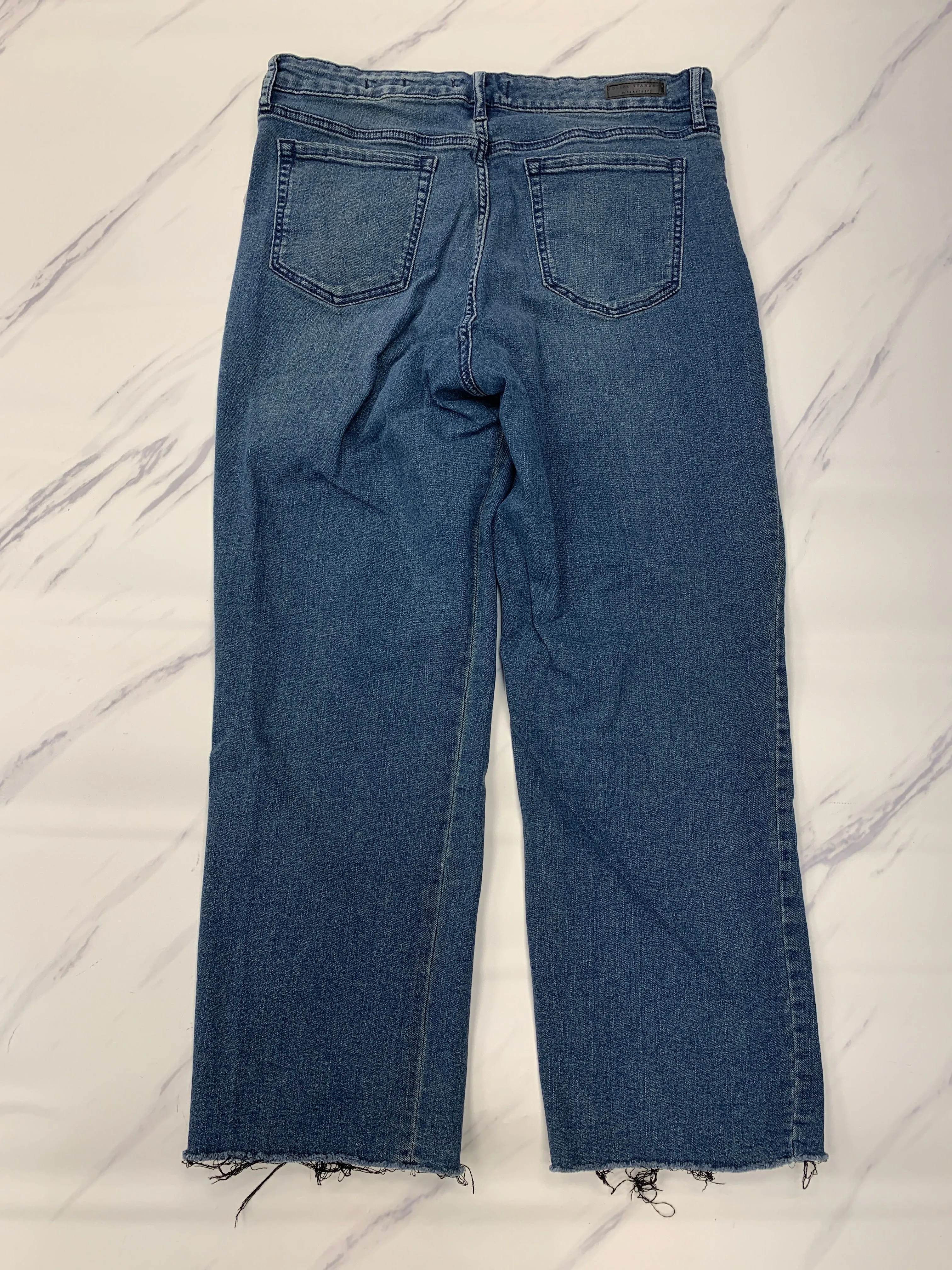 Jeans Cropped By Sanctuary In Blue Denim, Size: 14