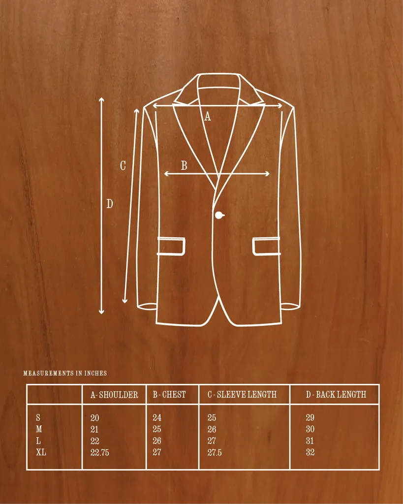 Kasuti One Button Blazer | Brown