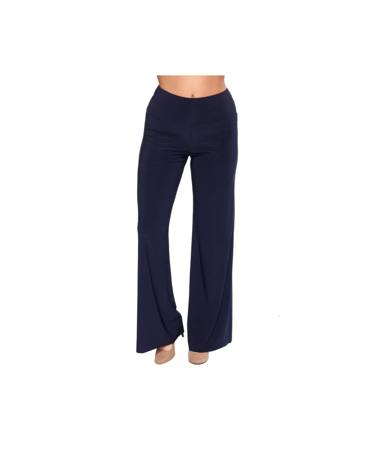 Last Tango Wide Leg Pants - Navy