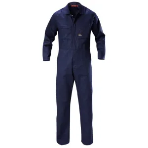 Mens Hard Yakka Cotton Lightweight Drill Coverall Navy Y00030