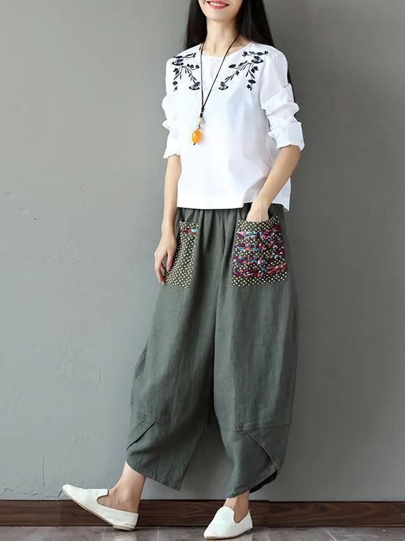 Modern Wide Leg Pants Bottom