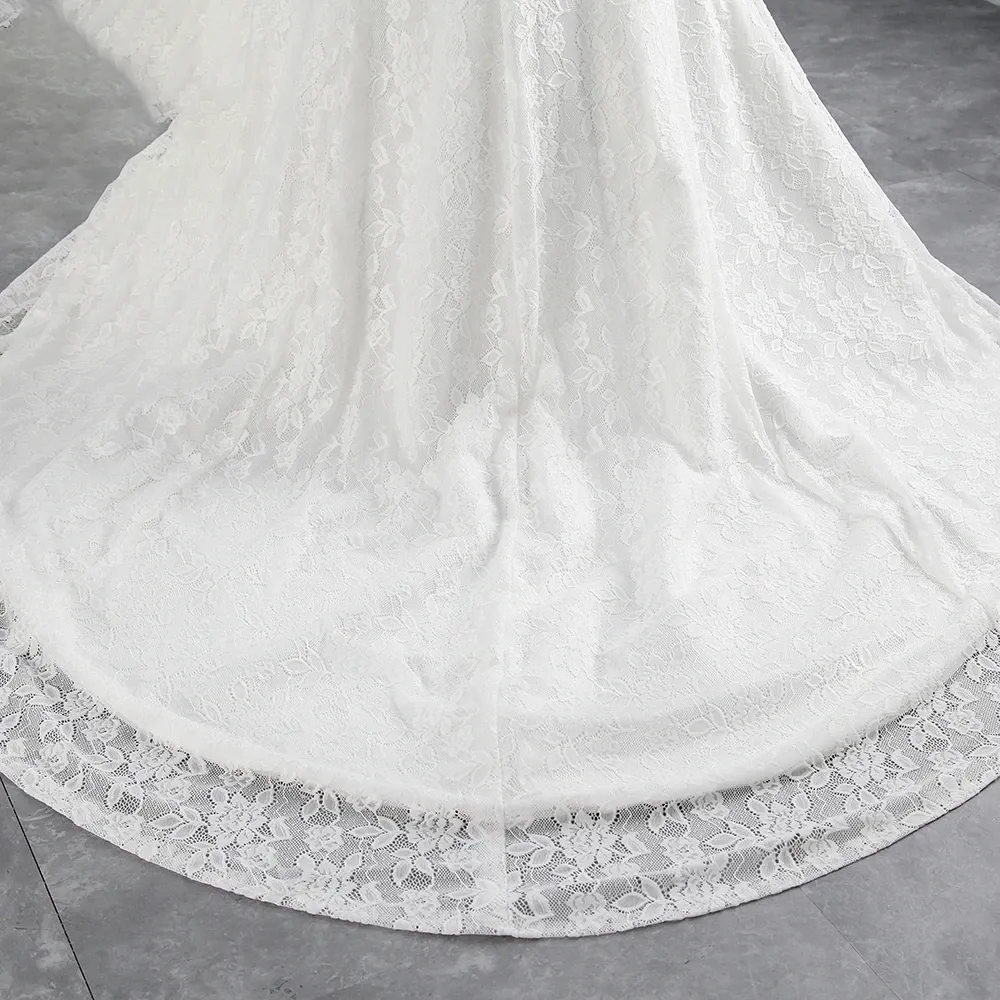 New Style Boat Sweat Heart Neck Mermaid Wedding Dress