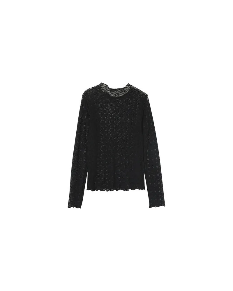 Nicole Lace Top Black