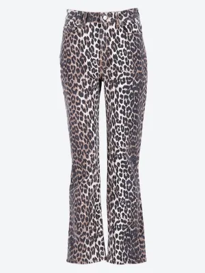 Print betzy cropped jeans