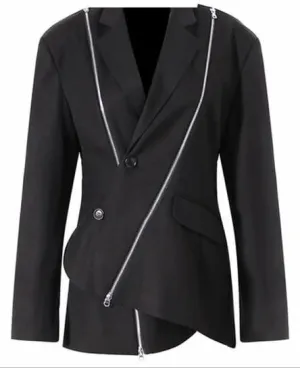 "Zaine" Zip Blazer