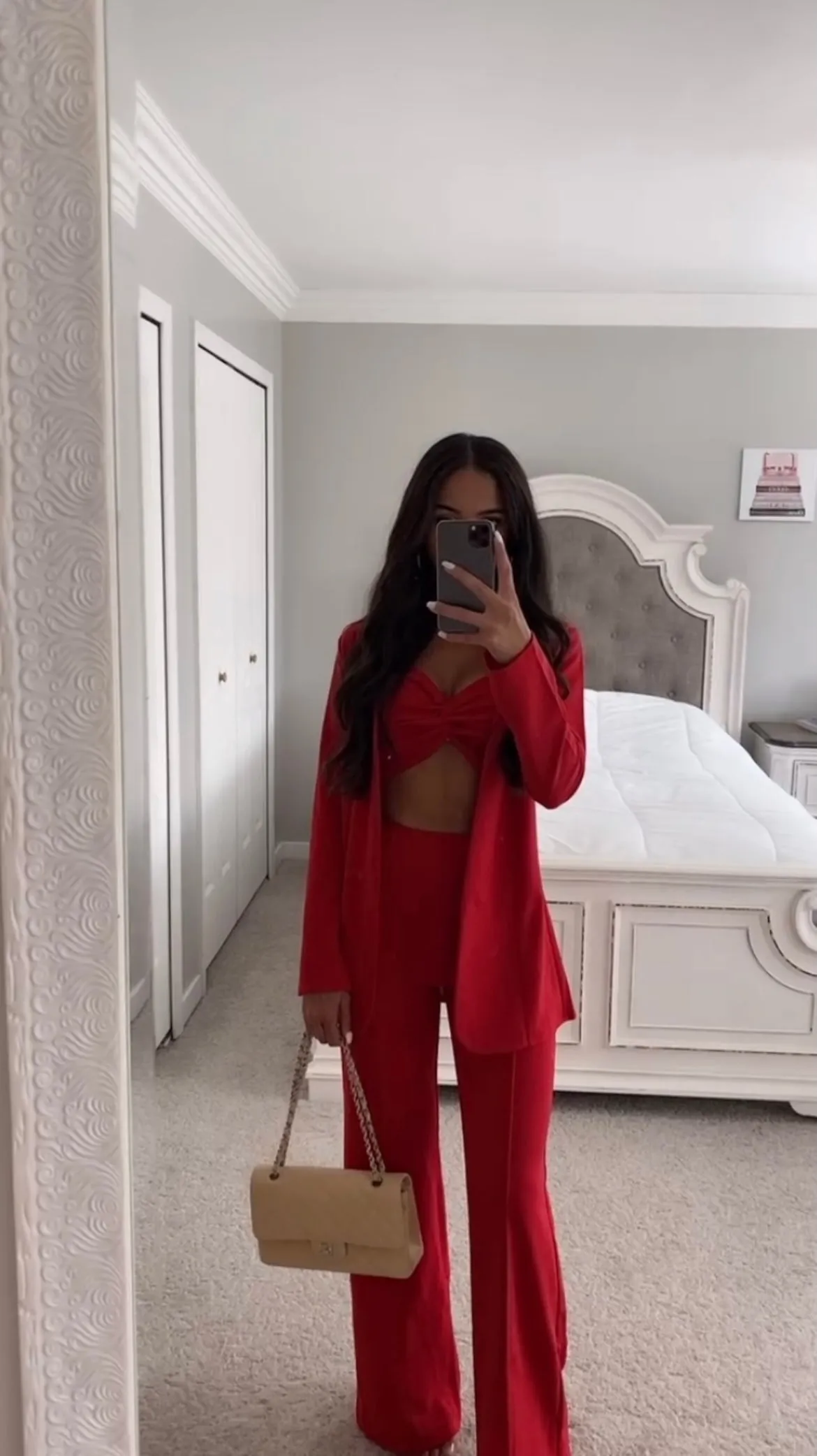 RED BLAZER SET