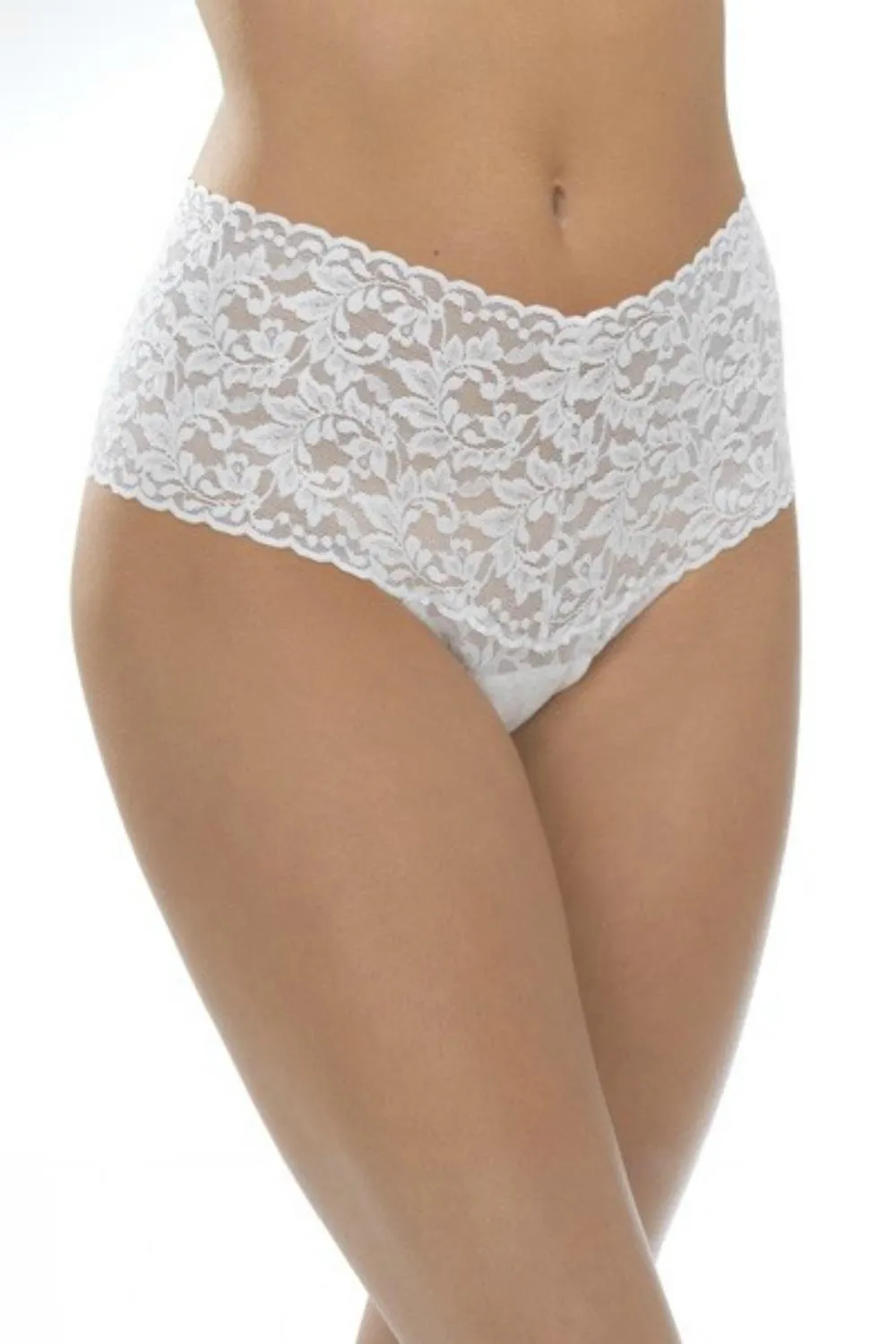 Retro Signature Lace Thong - Hanky Panky