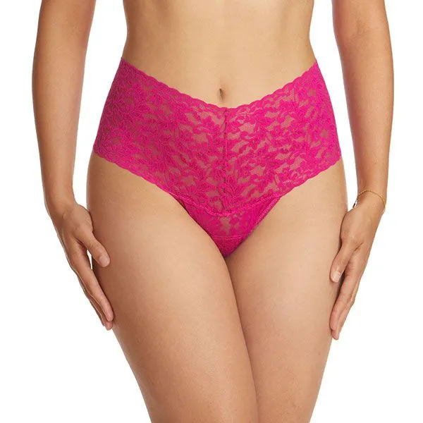 Retro Signature Lace Thong - Hanky Panky