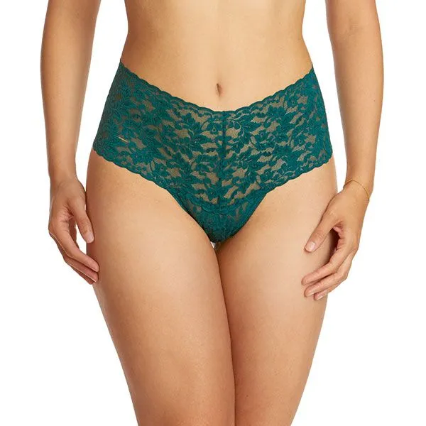 Retro Signature Lace Thong - Hanky Panky