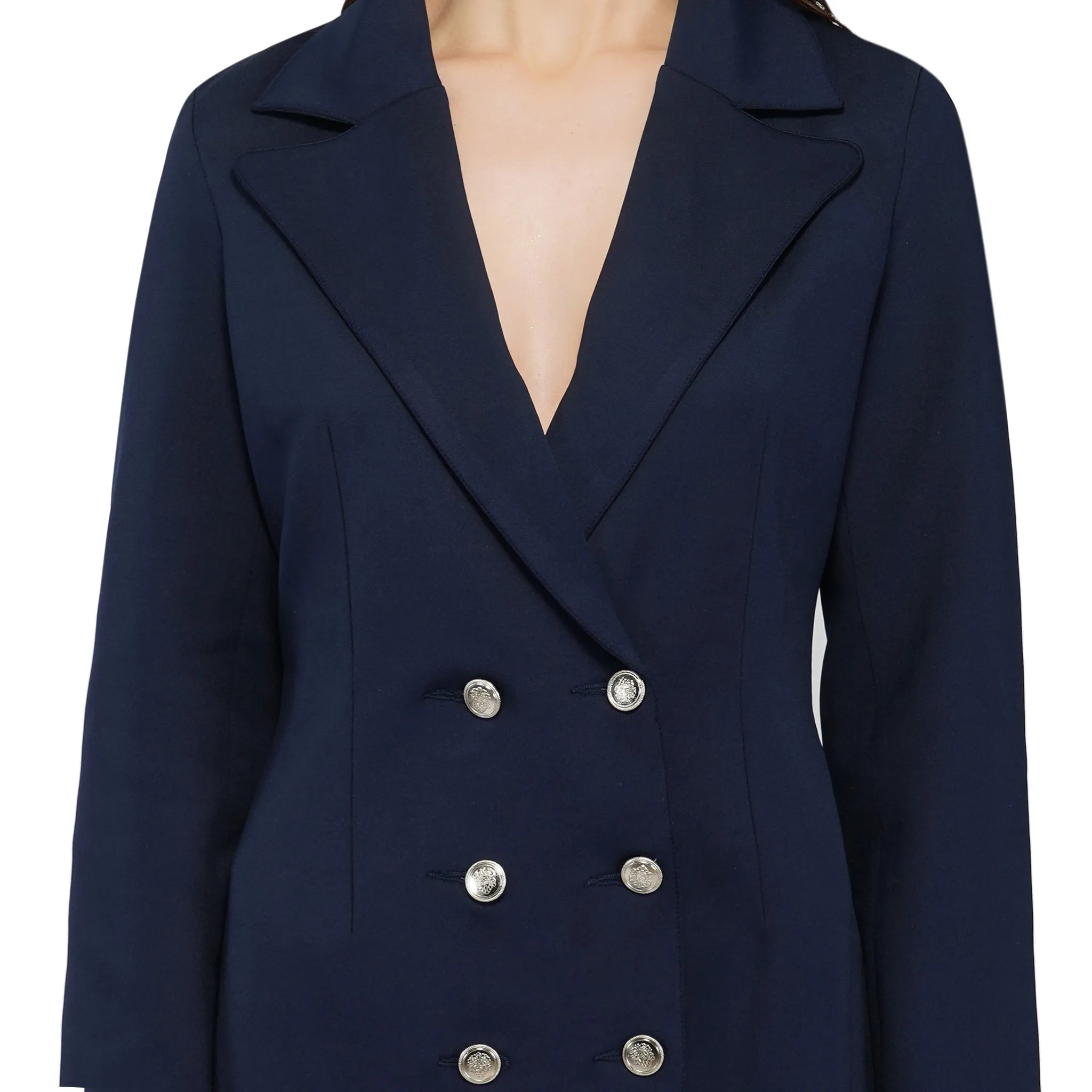 SLAY. Women's Navy Blue Blazer Dress