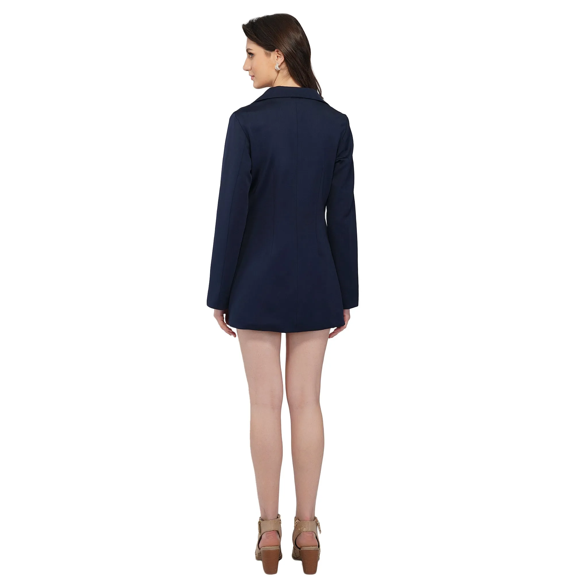 SLAY. Women's Navy Blue Blazer Dress