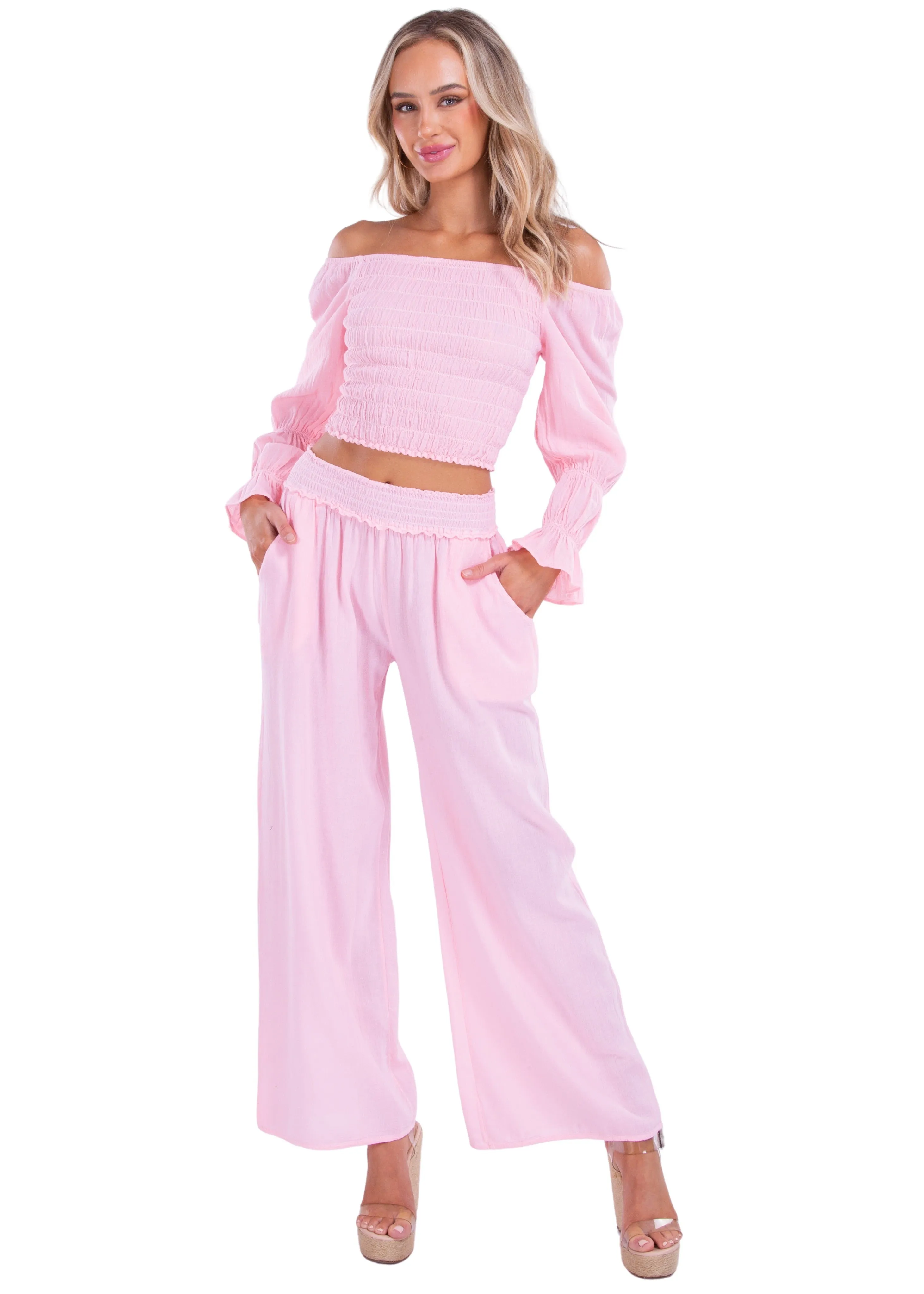 'Soleil' Wide Leg Pants