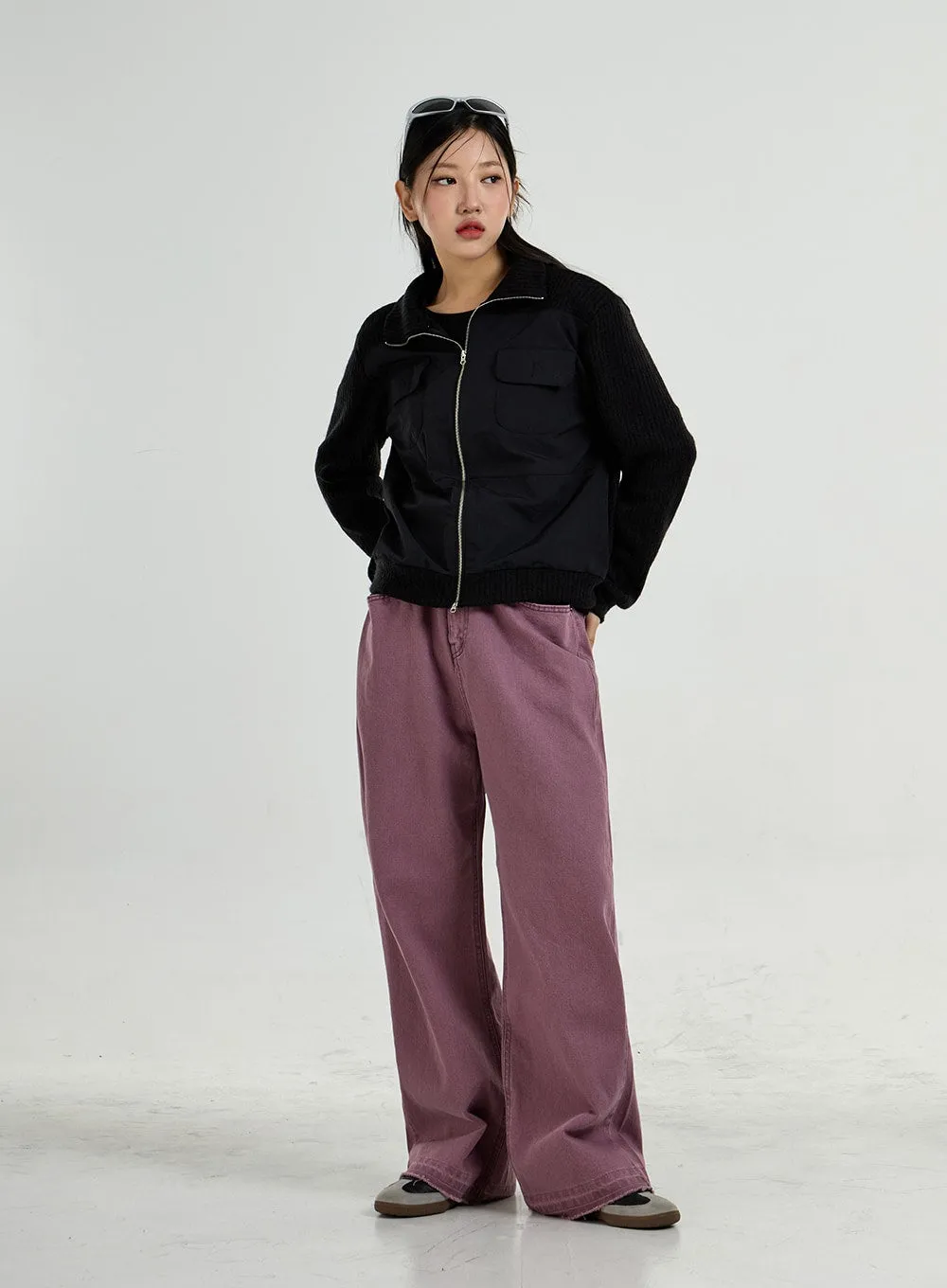 Straight Leg Wide Pants CO31