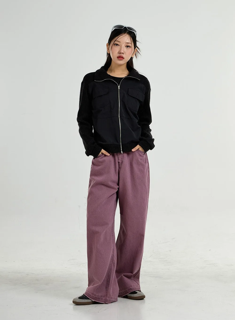 Straight Leg Wide Pants CO31