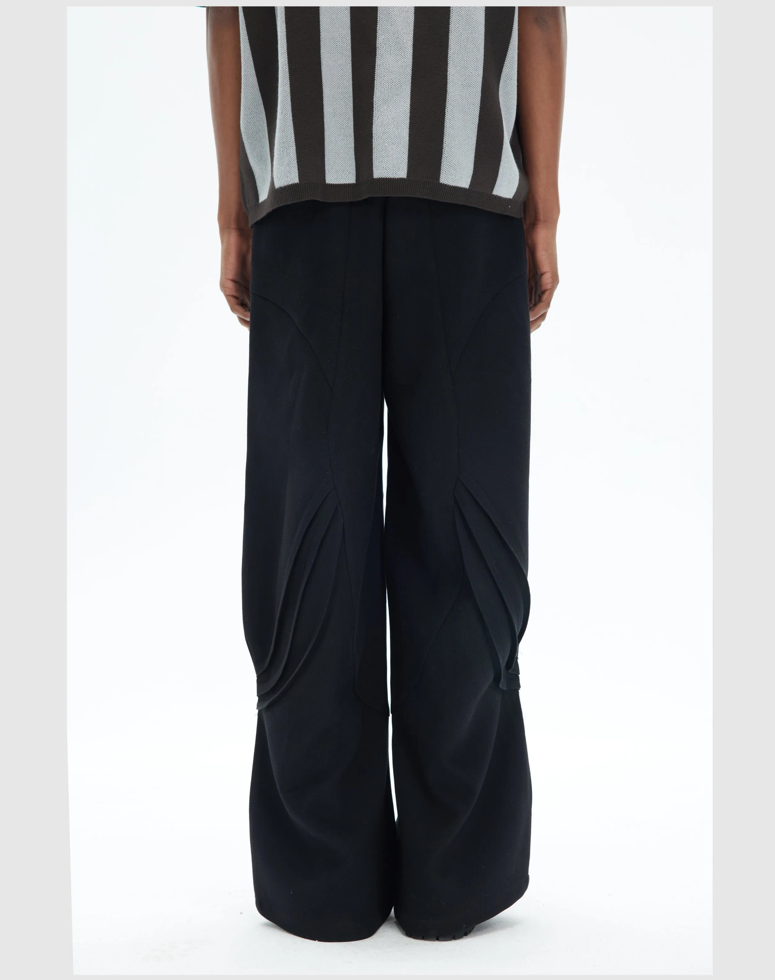 Straight wide-leg casual pants