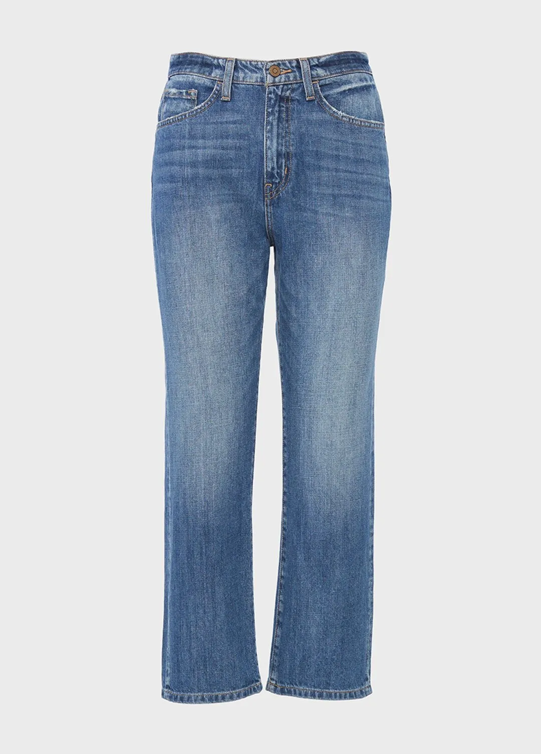 Super High Rise Relaxed Crop Straight Manny Jeans