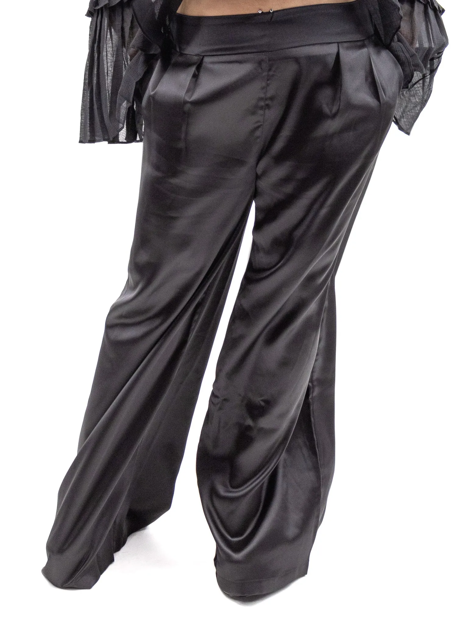 Taylor Satin Wide Leg Trousers