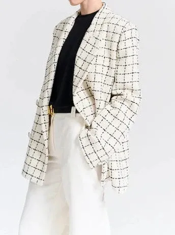 VIGOROUS BLAZER | WHITE TWEED