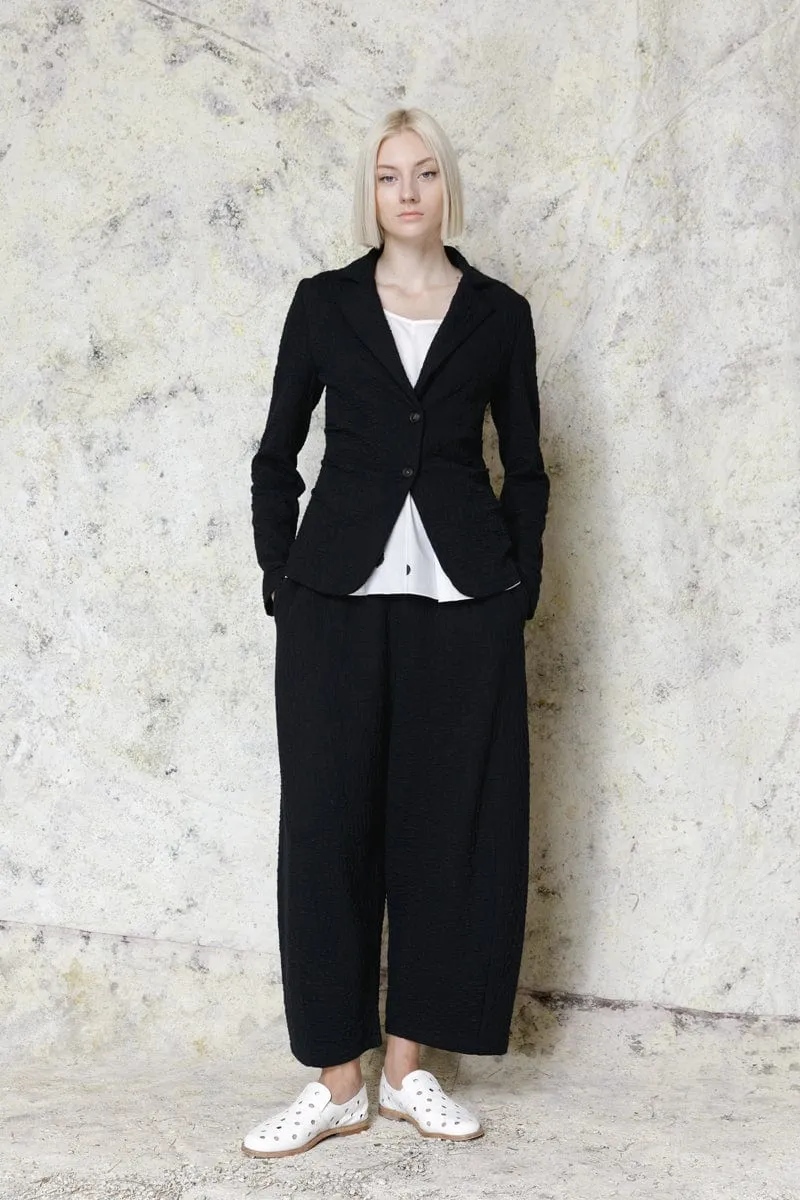 Wide-leg Pants Barrel Style Black