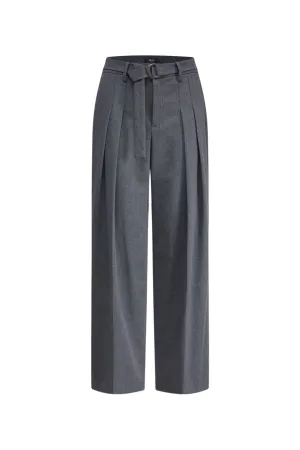 Wide Leg Pants With Belt