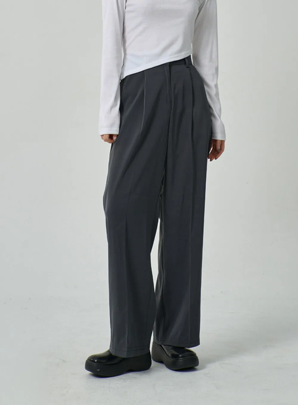 Wide Leg Tailored Pants IF315