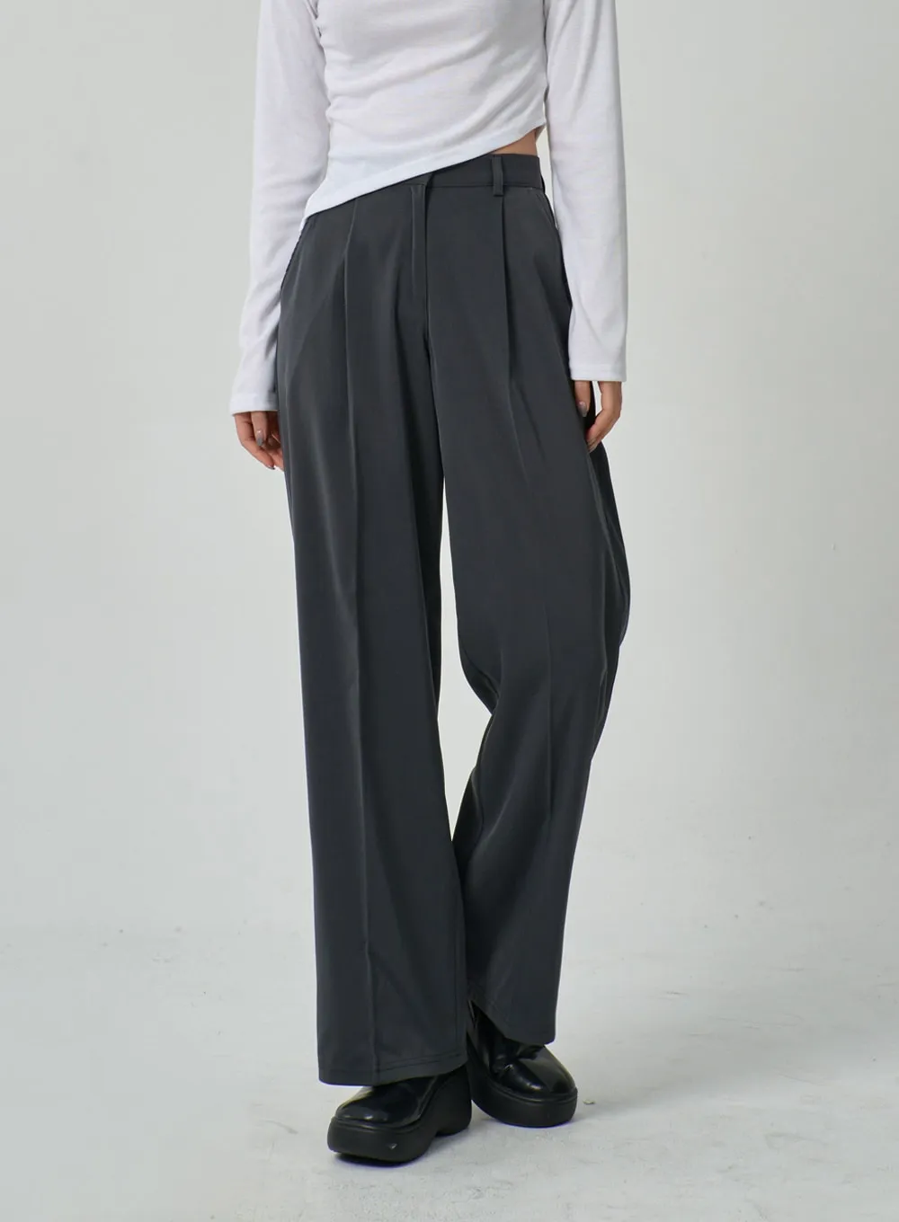 Wide Leg Tailored Pants IF315