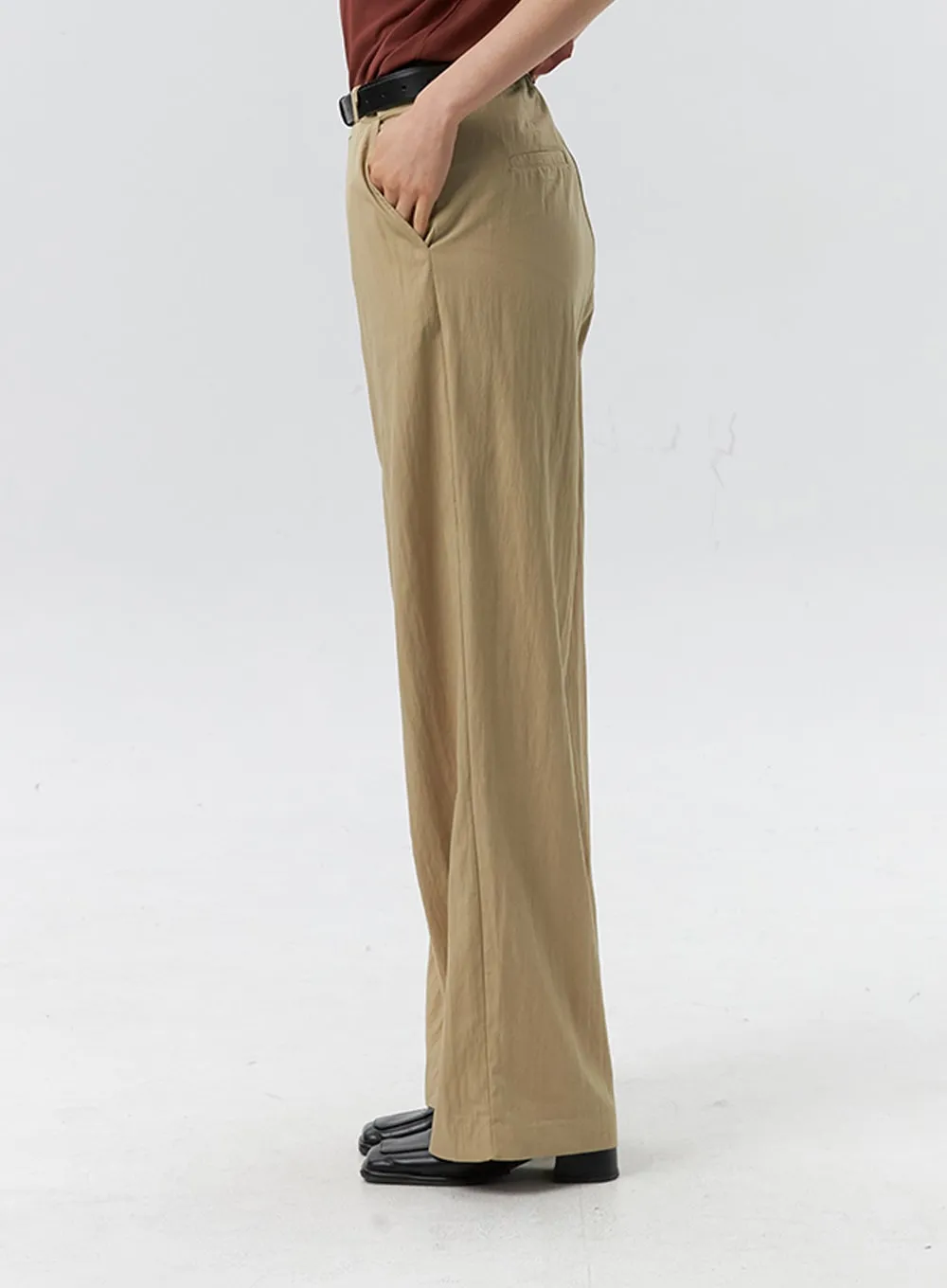 Wide Leg Tailored Pants IL321