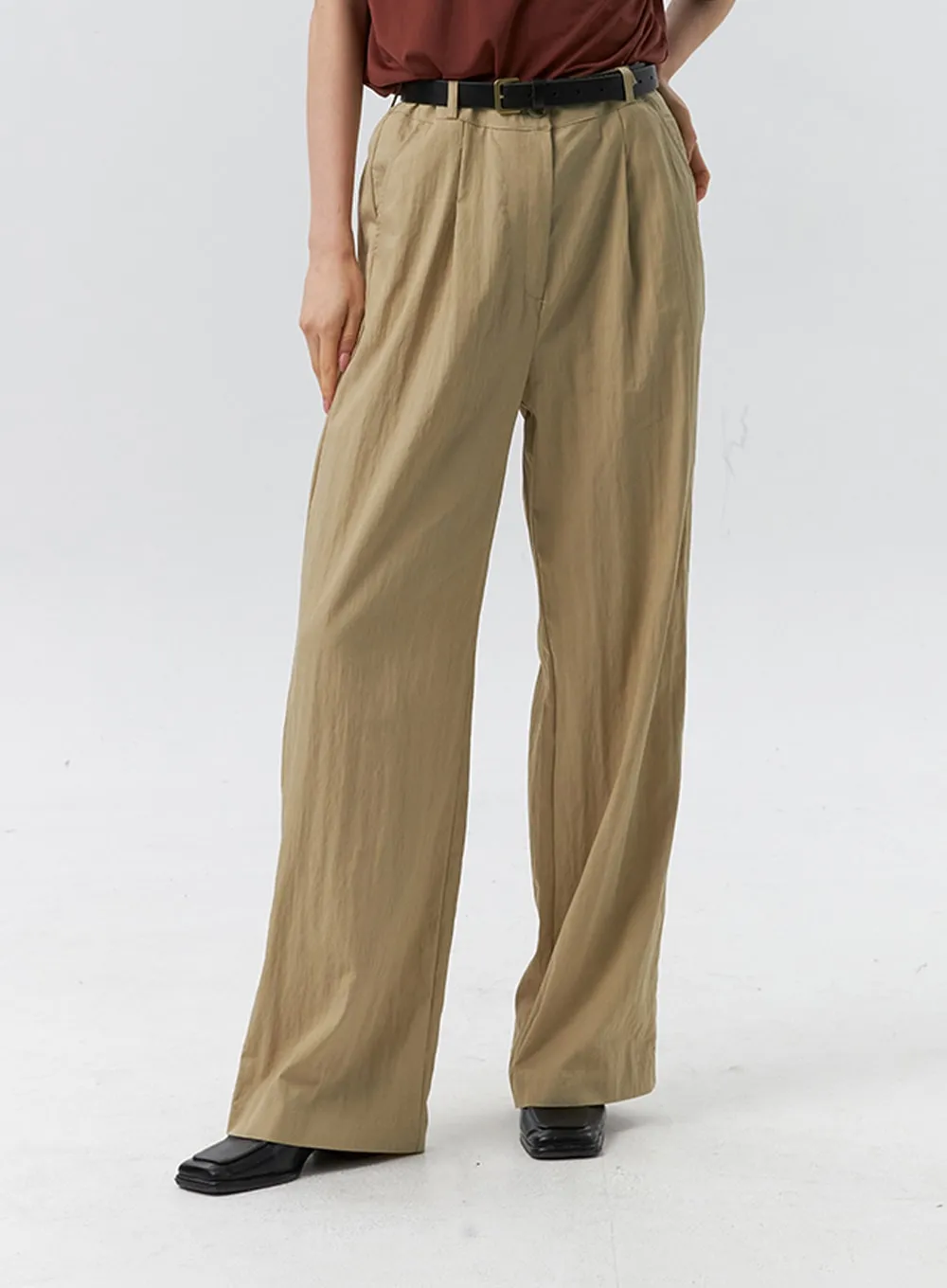 Wide Leg Tailored Pants IL321