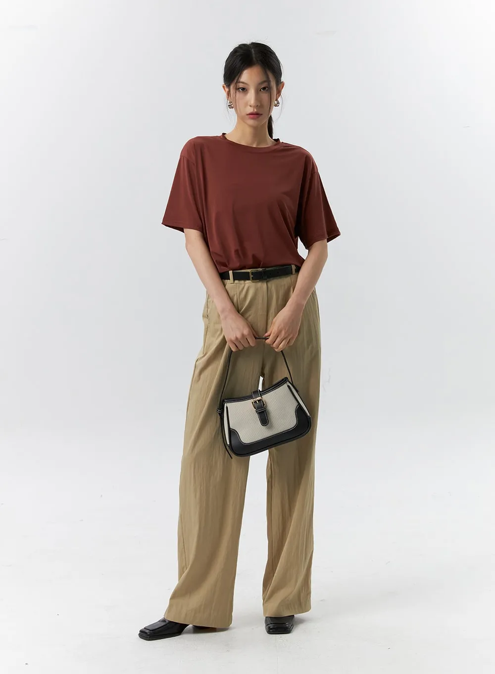 Wide Leg Tailored Pants IL321